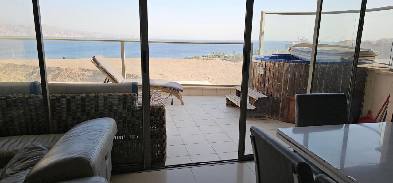 Top-Luxury Exclusive Аpt With Jacuzzi In Front Of The Sea Eilat Extérieur photo
