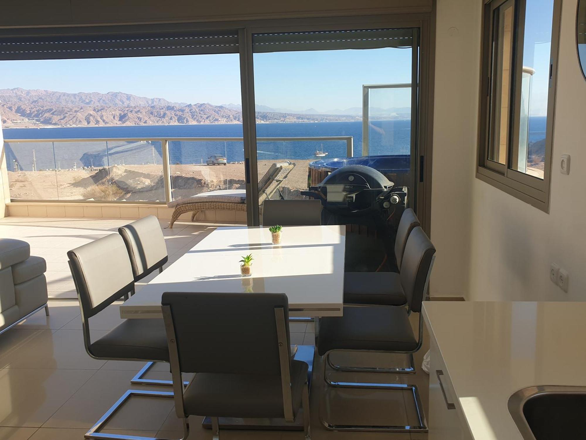 Top-Luxury Exclusive Аpt With Jacuzzi In Front Of The Sea Eilat Extérieur photo